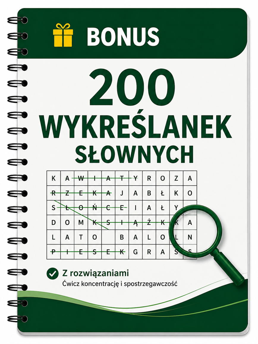 200 Wykreślanki słowne